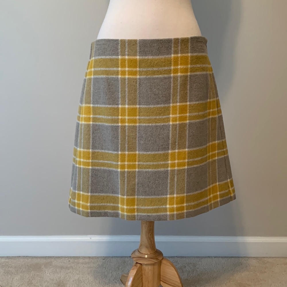 Plaid Pencil Skirt
